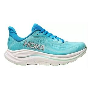 Hoka Mach‎ 6 Womens Running Shoes Teal Blue Lime Green Lace Up Athletic Sz 9B